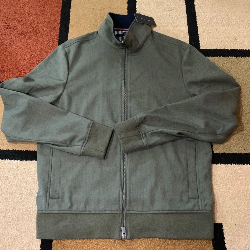 Tommy Hilfiger Olive Green Bomber Jacket
